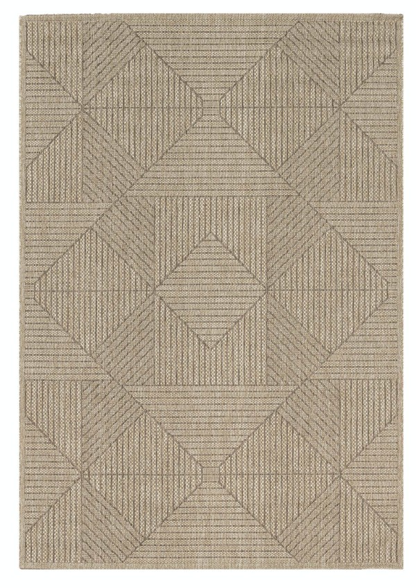 ΧΑΛΙ ETHNIK 2011C BROWN/CARAMEL BEIGE - 133X190 NewPlan
