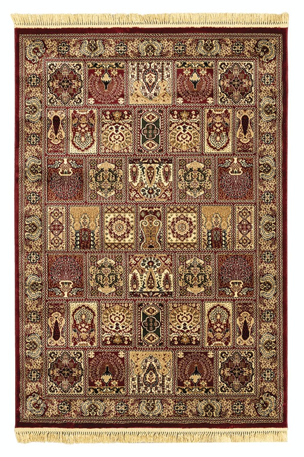 ΧΑΛΙ PERSIA 6283 BURGUNDY ΜΕ ΚΡΟΣΣΙ - 080X150 NewPlan
