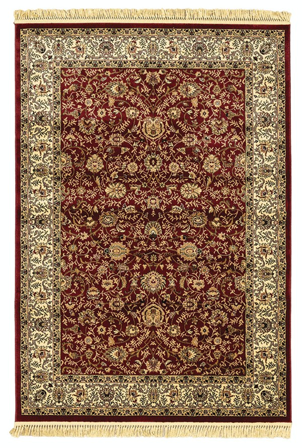 ΧΑΛΙ PERSIA 1533 BURGUNDY ΜΕ ΚΡΟΣΣΙ - SET067(2x140,1x200) NewPlan