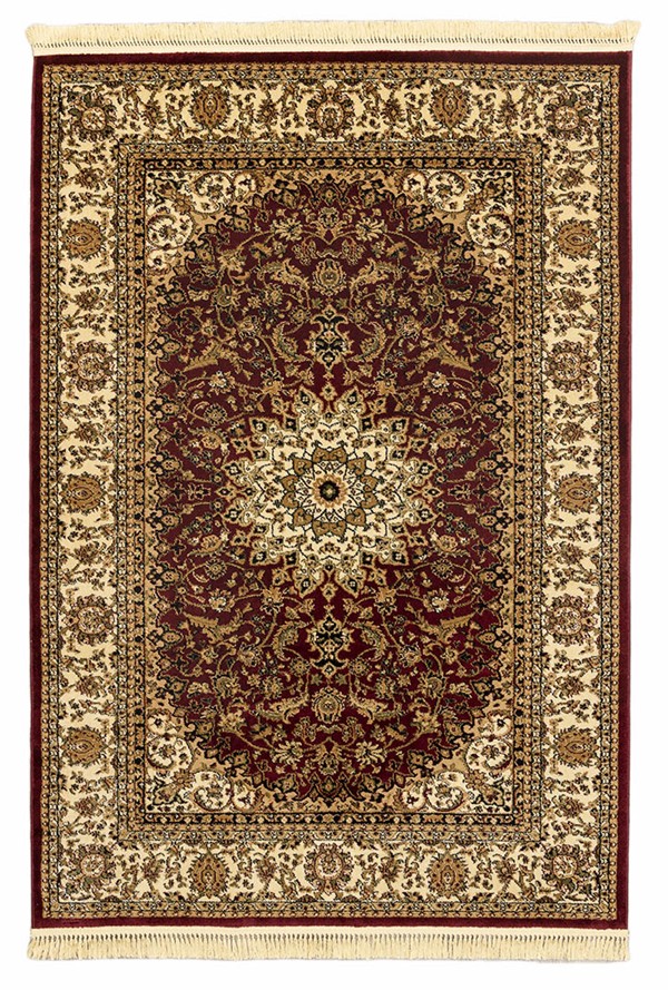 ΧΑΛΙ PERSIA 1019 BURGUNDY ΜΕ ΚΡΟΣΣΙ - 080X150 NewPlan