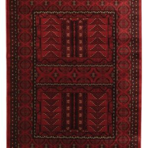 ΧΑΛΙ PERSIA 2288 BURGUNDY ΜΕ ΚΡΟΣΣΙ - SET067(2x140,1x200) NewPlan
