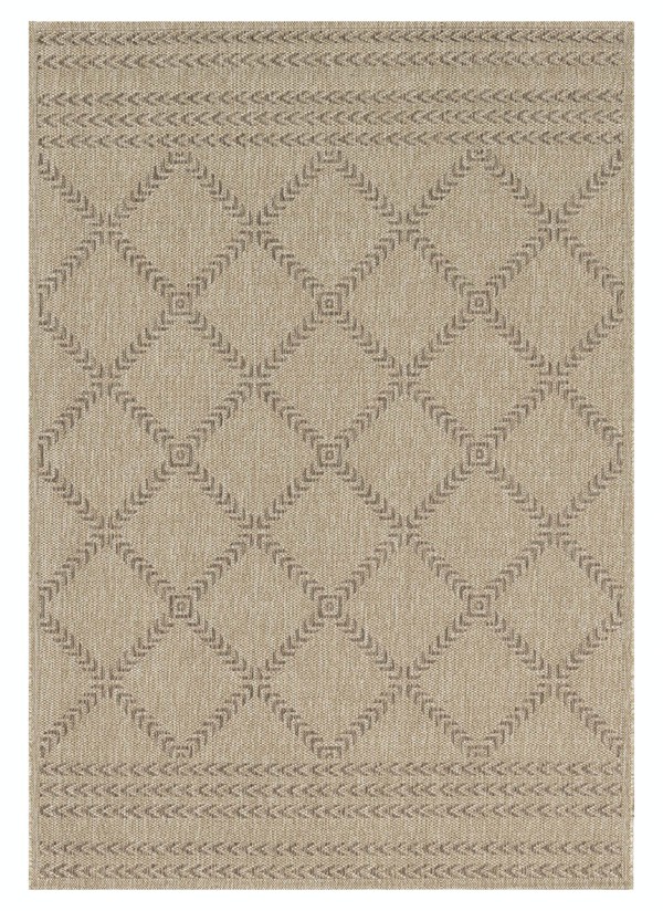 ΧΑΛΙ ETHNIK 2012C BROWN/CARAMEL BEIGE - 070X140 NewPlan