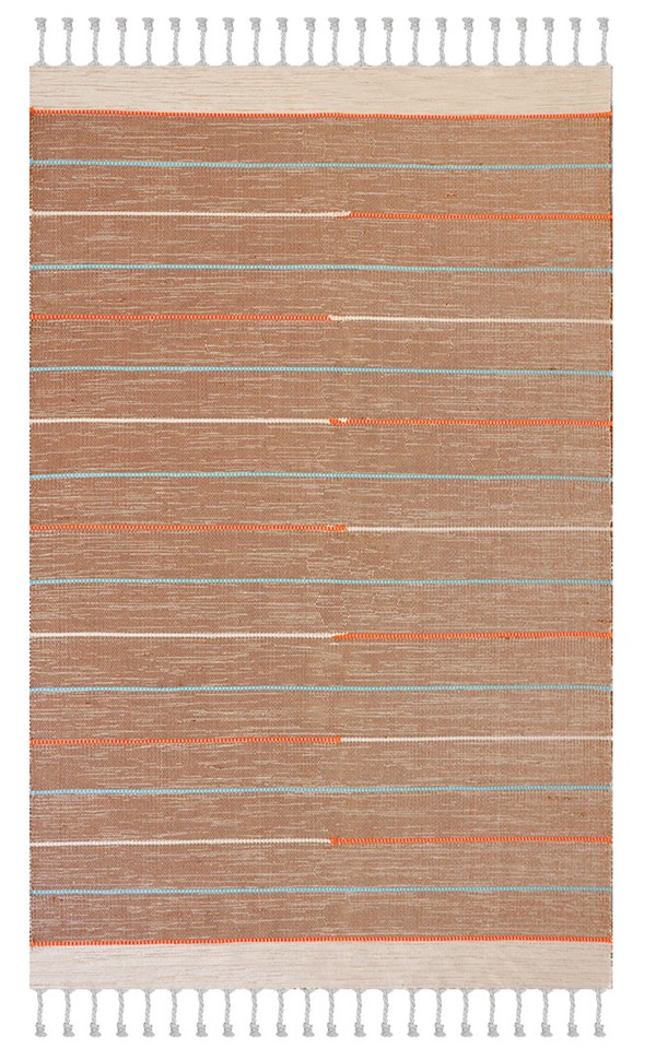 ΧΑΛΙ RIBELLA ΧΕΙΡΟΠΟΙΗΤΟ 600 BROWN - 160X230 NewPlan